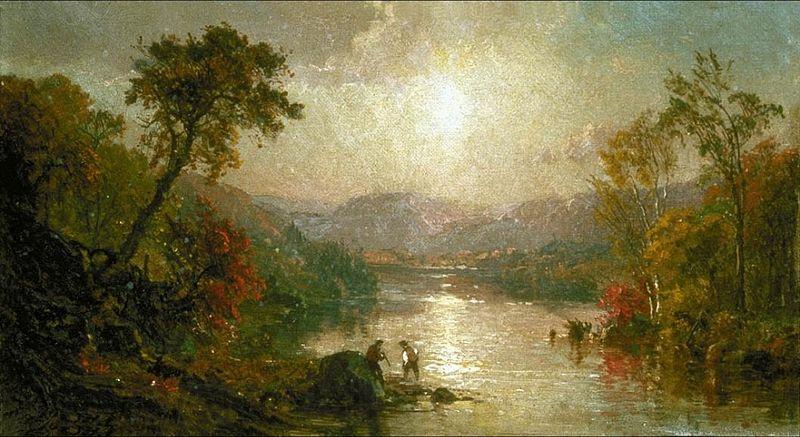 Jasper Francis Cropsey Indian Summer France oil painting art